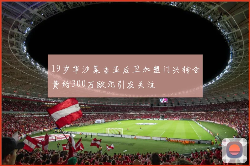 19岁华沙莱吉亚后卫加盟门兴转会费约300万欧元引发关注