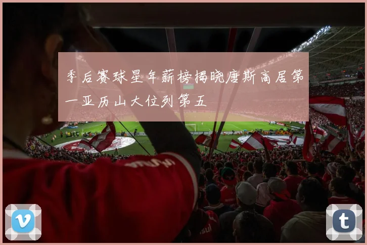 季后赛球星年薪榜揭晓唐斯高居第一亚历山大位列第五