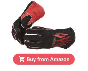 Lincoln Electric Traditional MIG Stick Welding Gloves Lined Leather Kevlar Stitching K2979 ALL