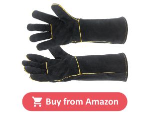 Welding Gloves HEAT RESISTANT Cow Split Leather