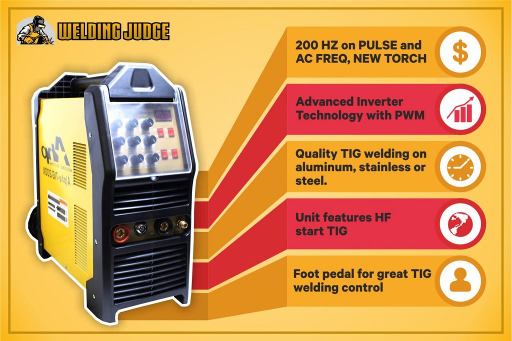 AHP AlphaTIG 200X 200 Amp infographic review