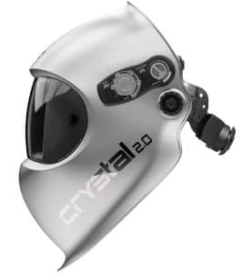 Optrel 1006.900 Crystal 2.0 auto Darkening Welding Helmet, Silver